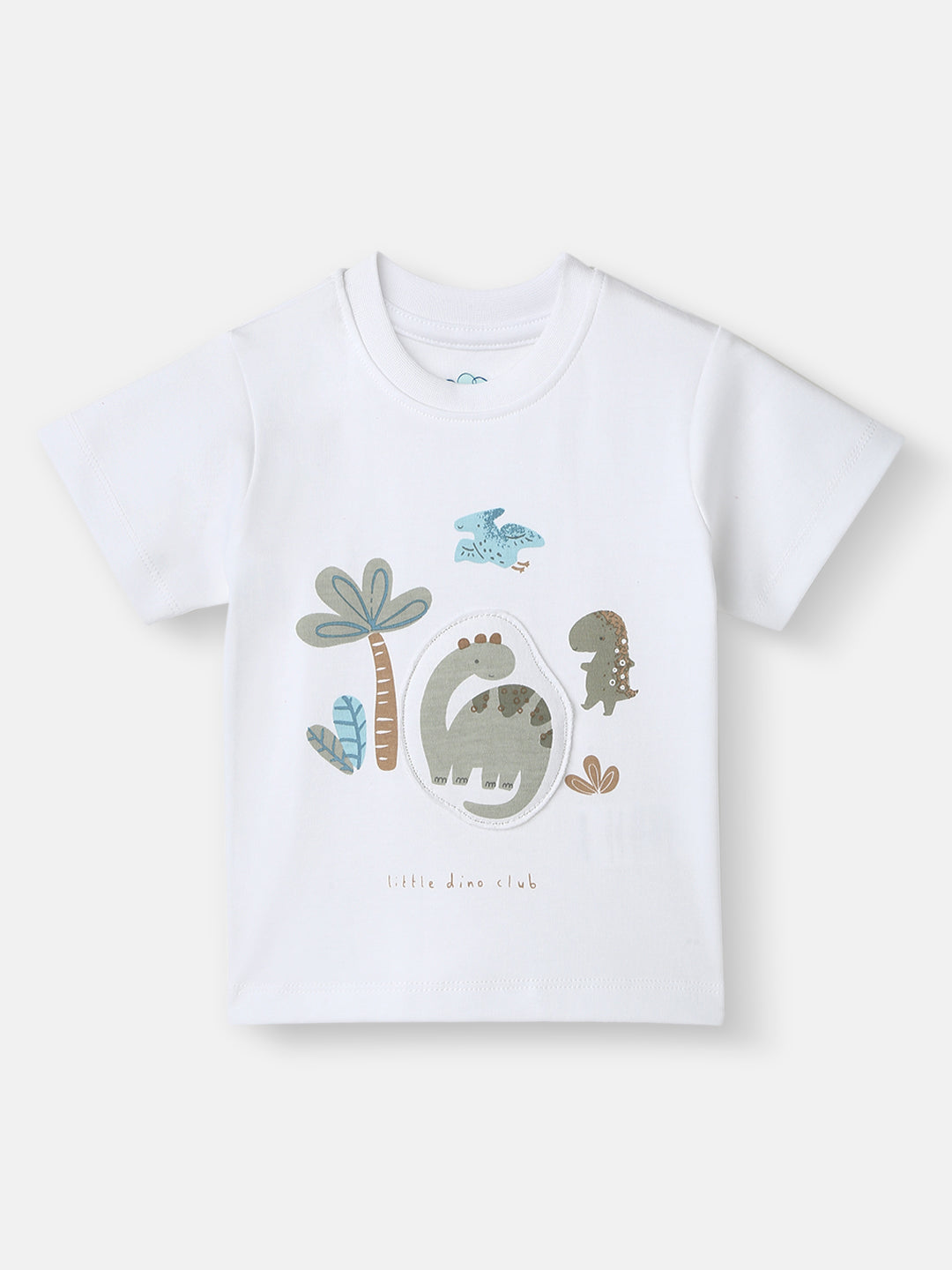 Nautinati Boys Dinosaur Print T-shirt with Shorts | Tee and Shorts Set for 0-2 Years | Infants Clothing Set
