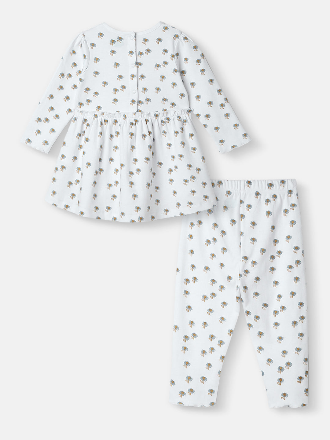 Nautinati Girls Cotton Clothing Set | Age 0 - 2 Years