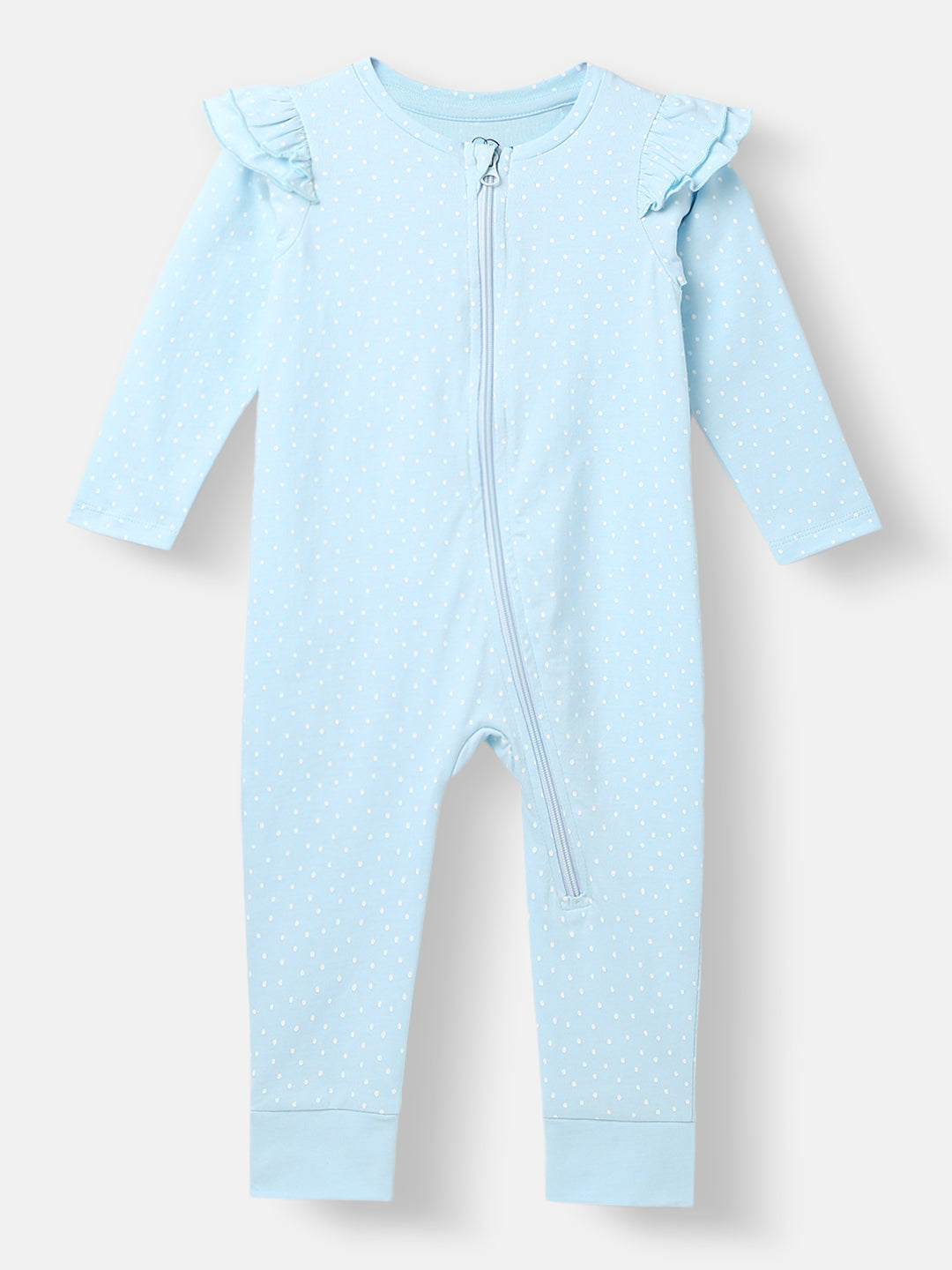 Nautinati Infants' Cotton Pack of 3 Ocean Print Sleepsuit