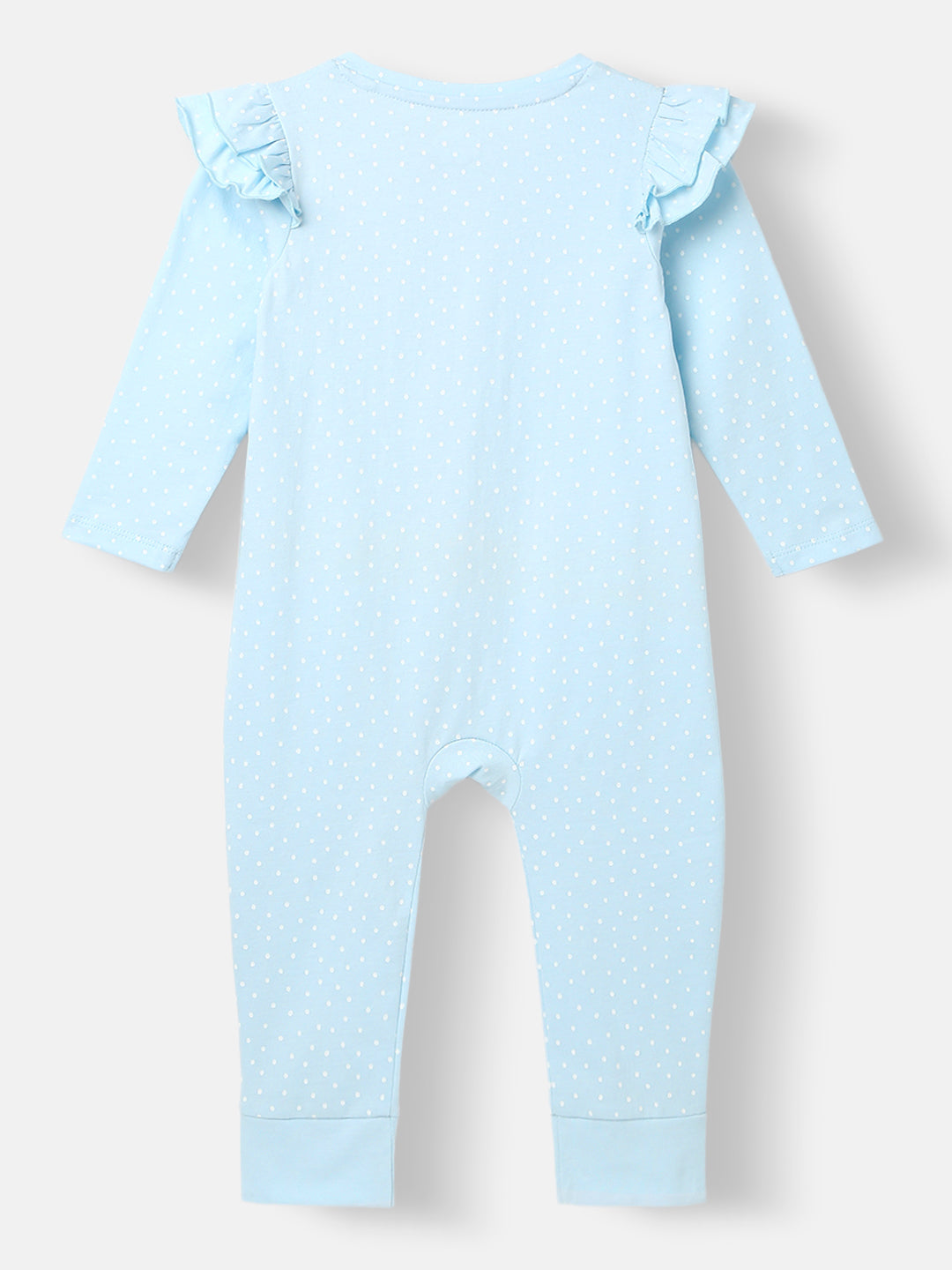 Nautinati Infants' Cotton Pack of 3 Ocean Print Sleepsuit
