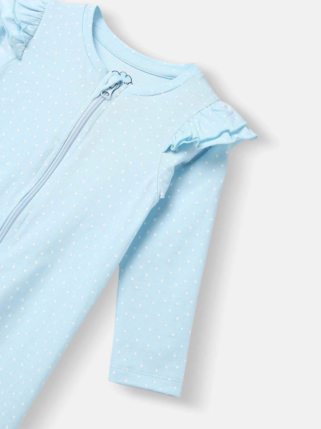 Nautinati Infants' Cotton Pack of 3 Ocean Print Sleepsuit