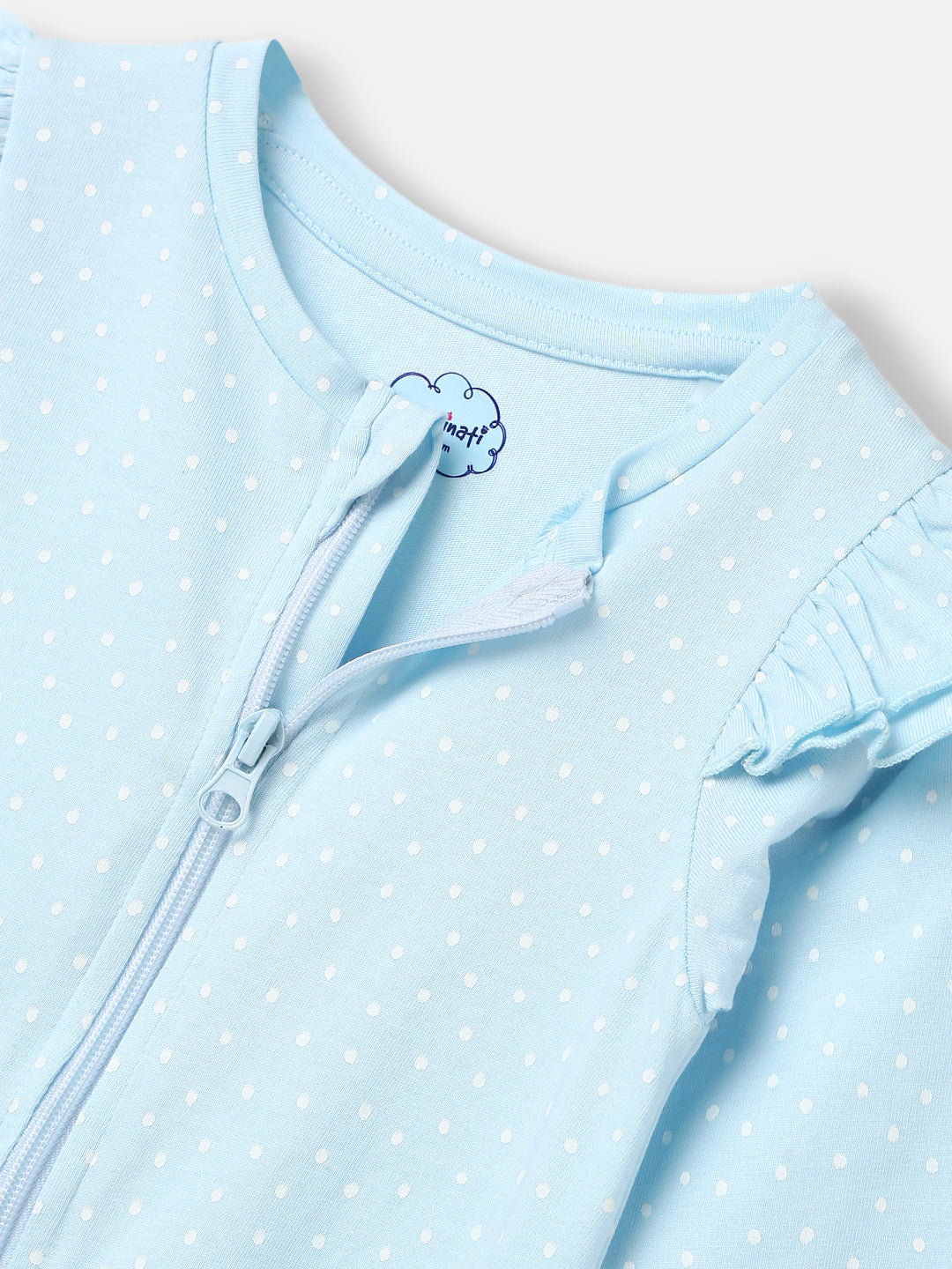 Nautinati Infants' Cotton Pack of 3 Ocean Print Sleepsuit