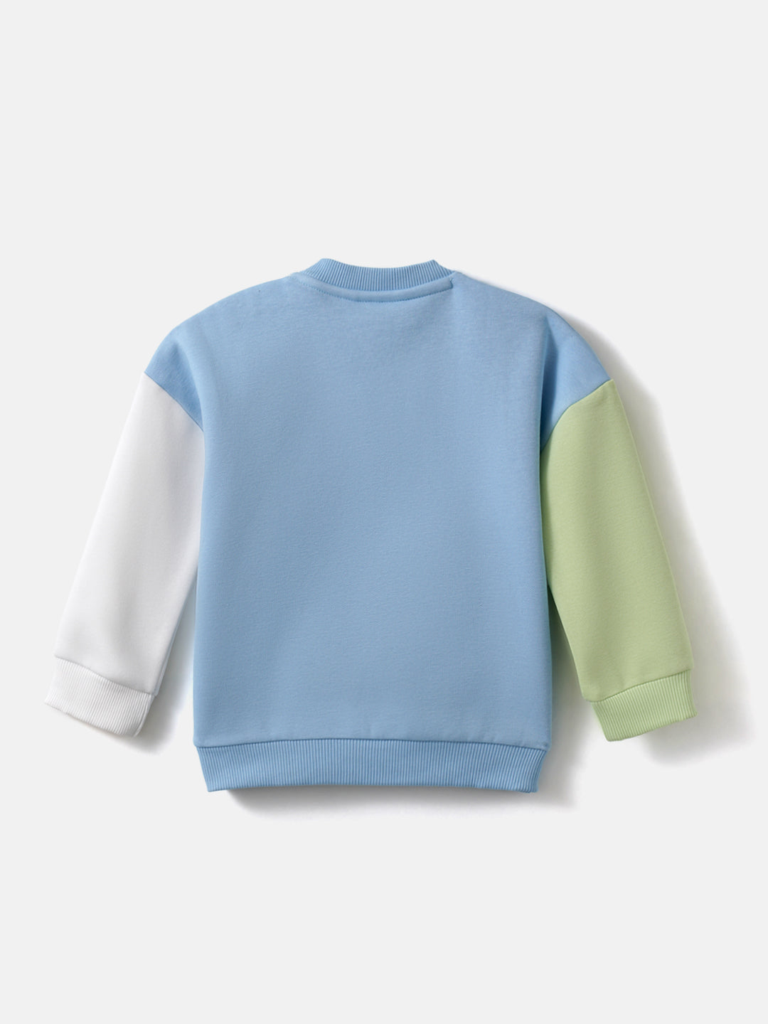 Nautinati Fleece Cat Print Full Sleeve Sweatshirt for Infants