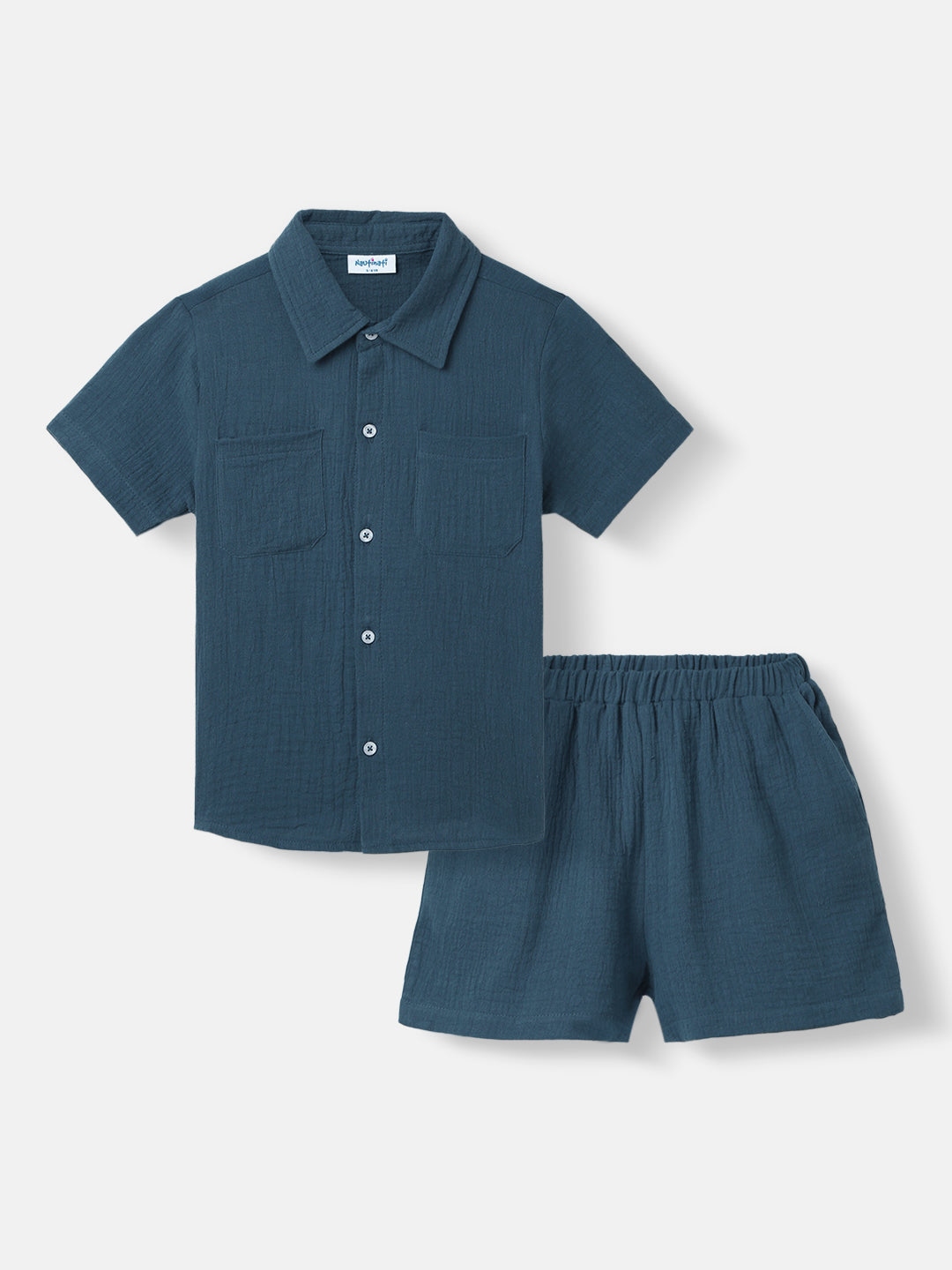 Boys Shirt and Shorts Set | Front Pocket Shirt | Clothing Set for 2-10 Years