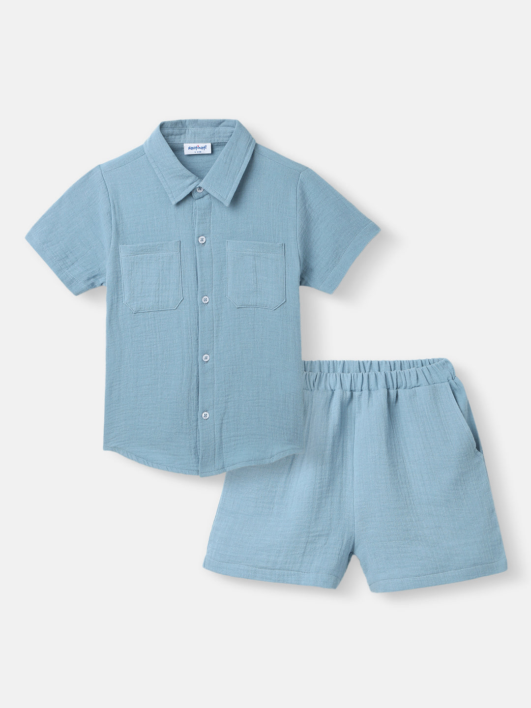 Boys Shirt and Shorts Set | Front Pocket Shirt | Clothing Set for 2-10 Years