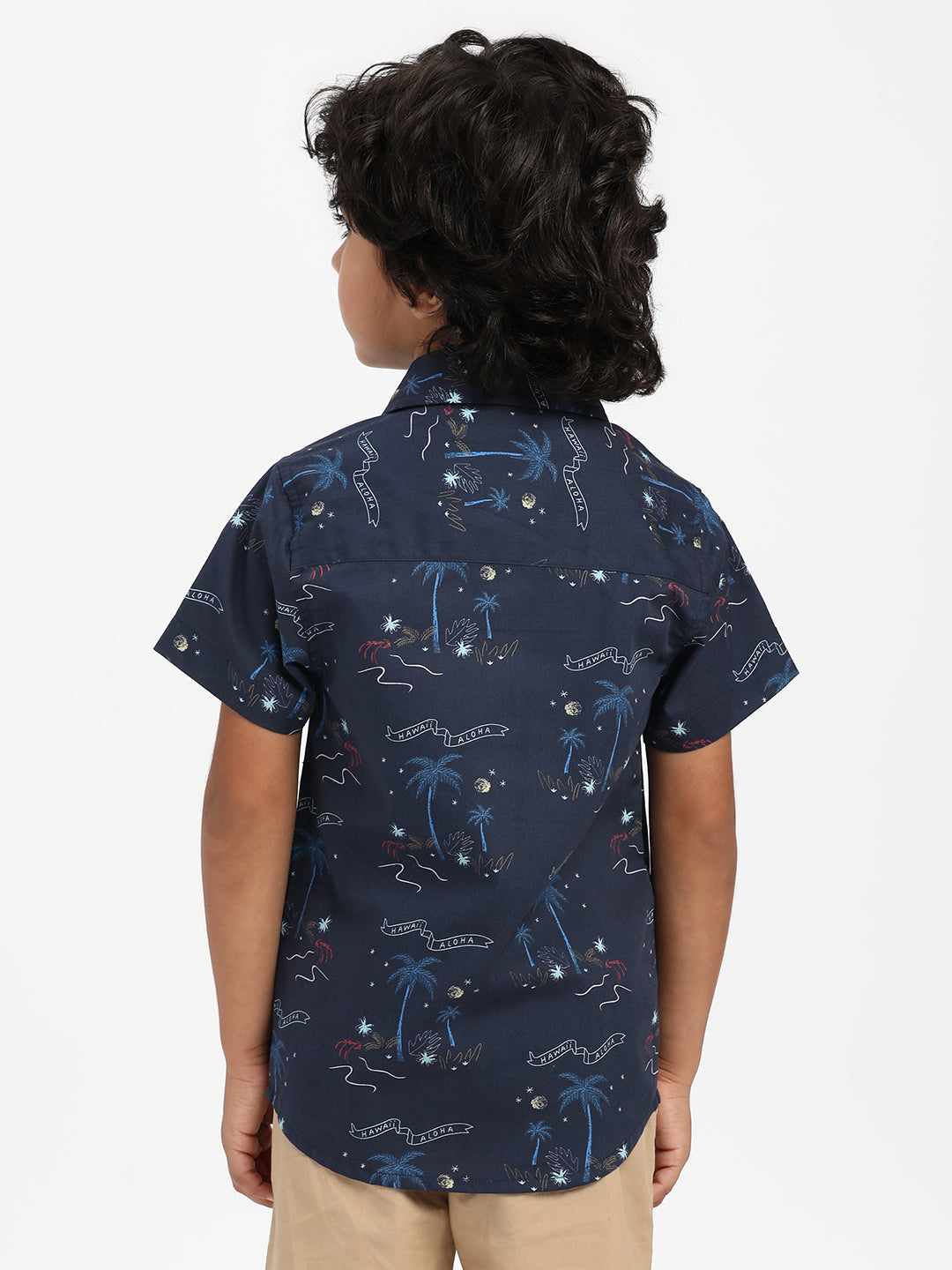 Nautinati Boys Aloha Hawaii Print Shirt|Cotton| Age 2 - 10 Years