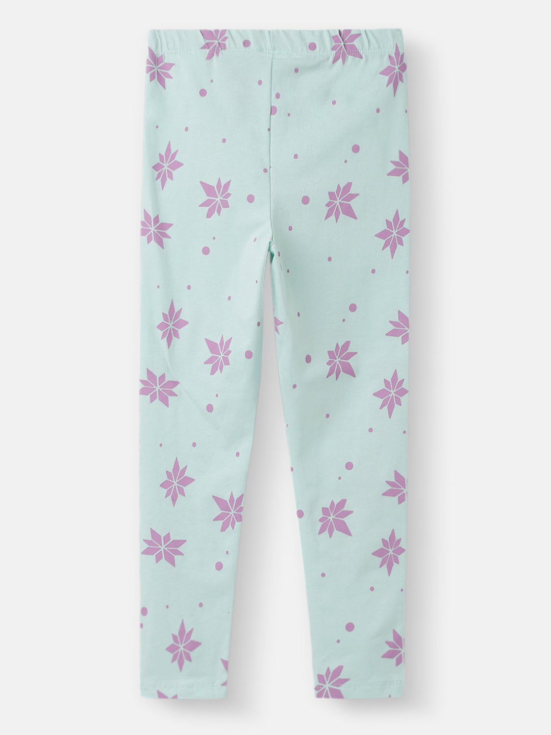 Nautinati Girls' Cotton Graphic Print Leggings