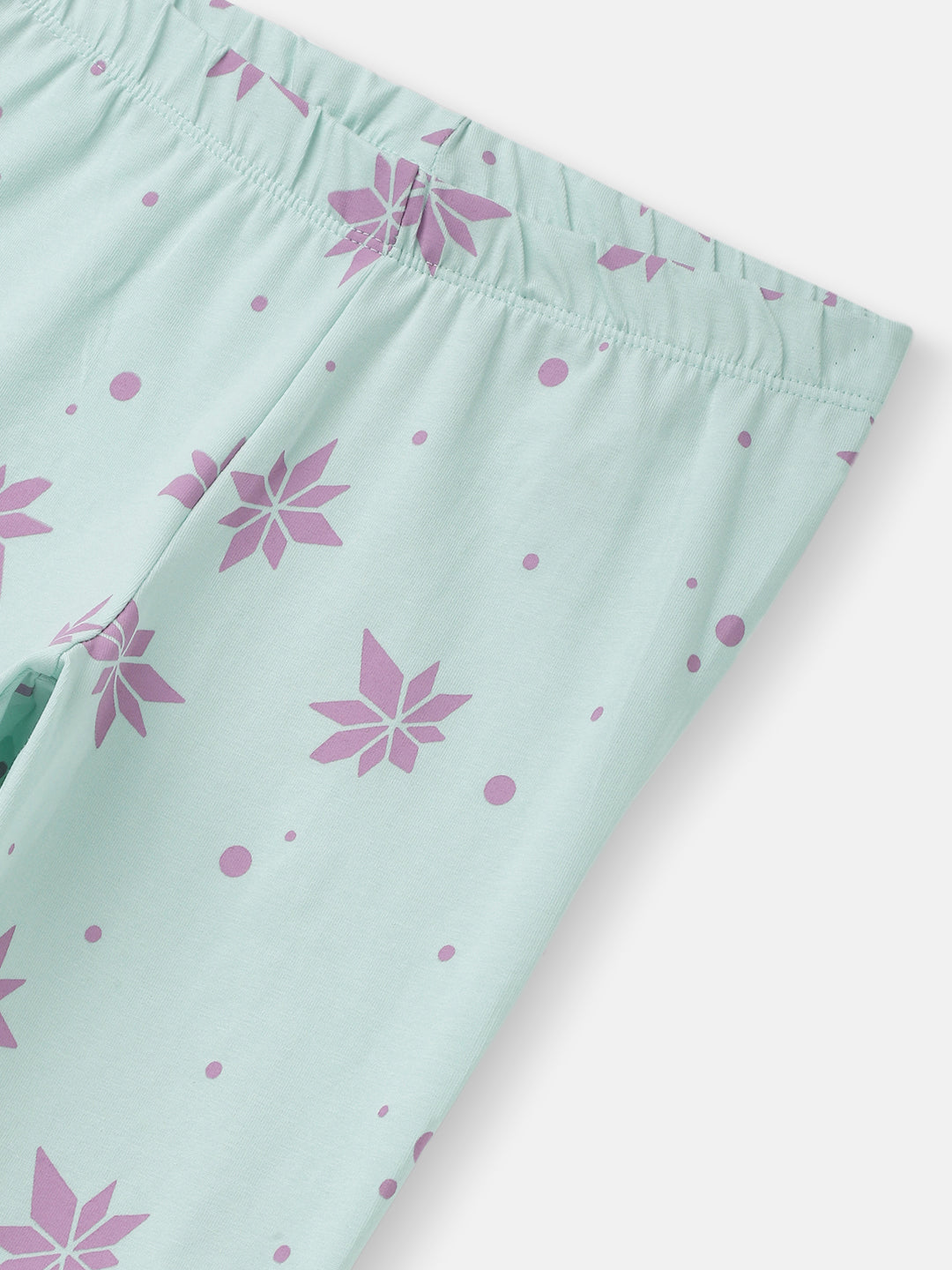 Nautinati Girls' Cotton Graphic Print Leggings
