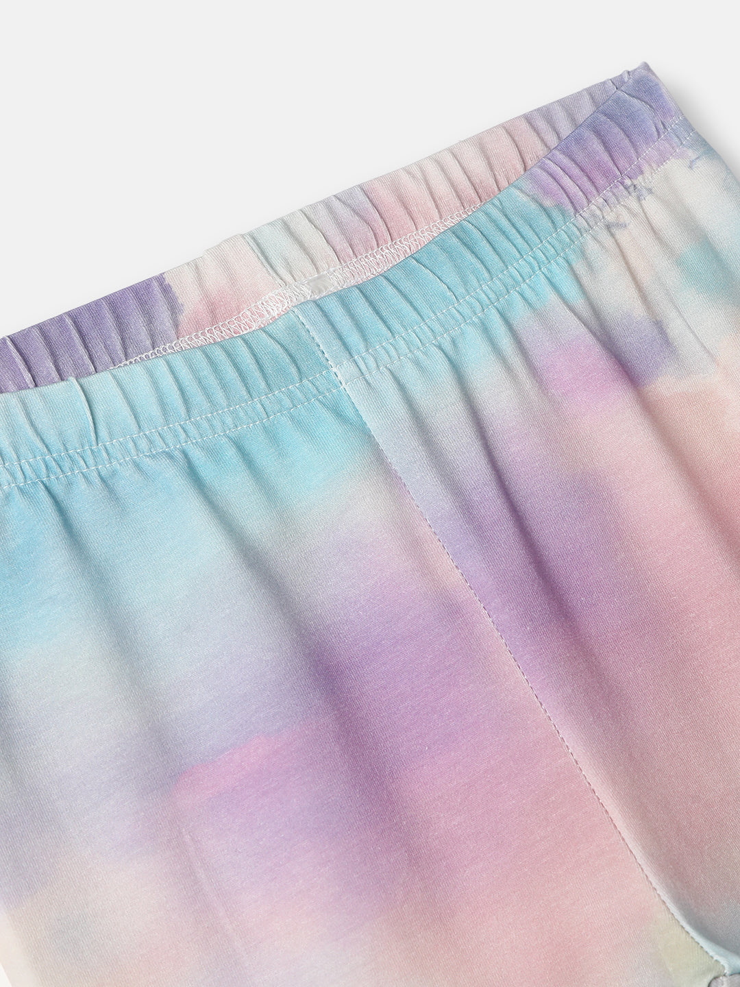 Nautinati Girls' Cotton All-over Tie and Dye Print Leggings