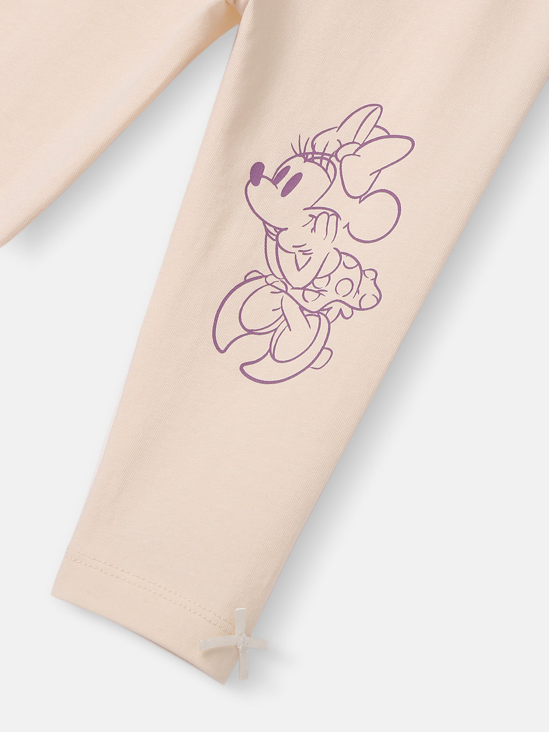 Nautinati Girls Minnie Mouse Print Leggings | Cotton Blend| Age 3 - 24 Months