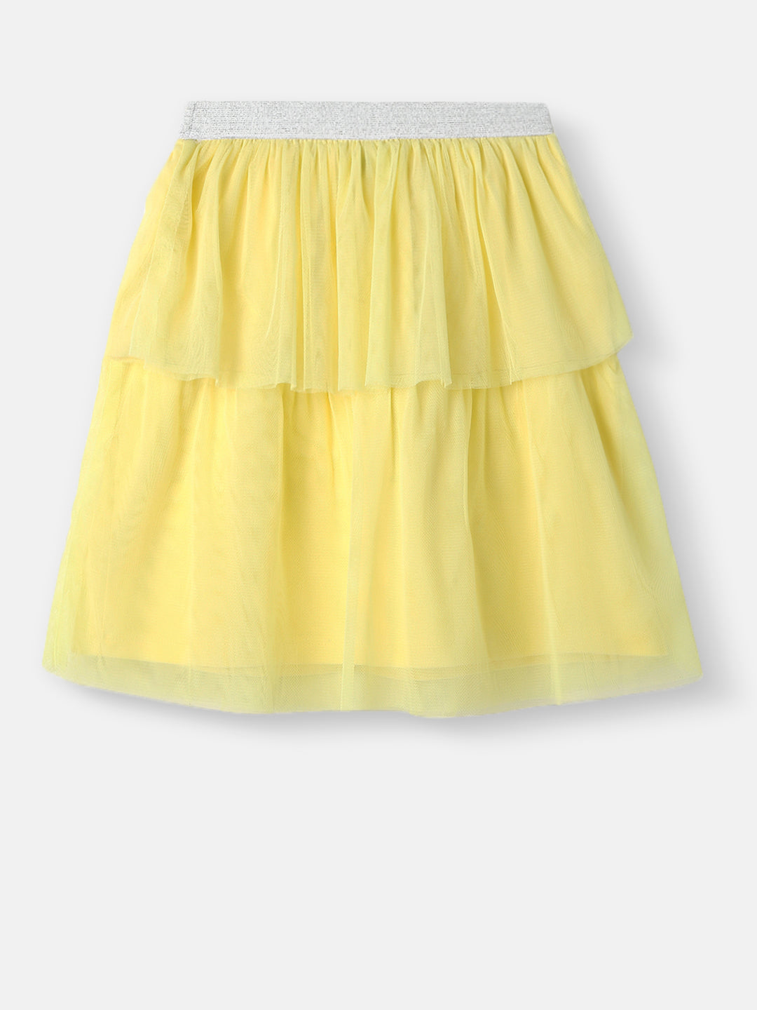 Nautinati's Girls' Party Set of Tiered Tulle Skirt and Top With Hairband