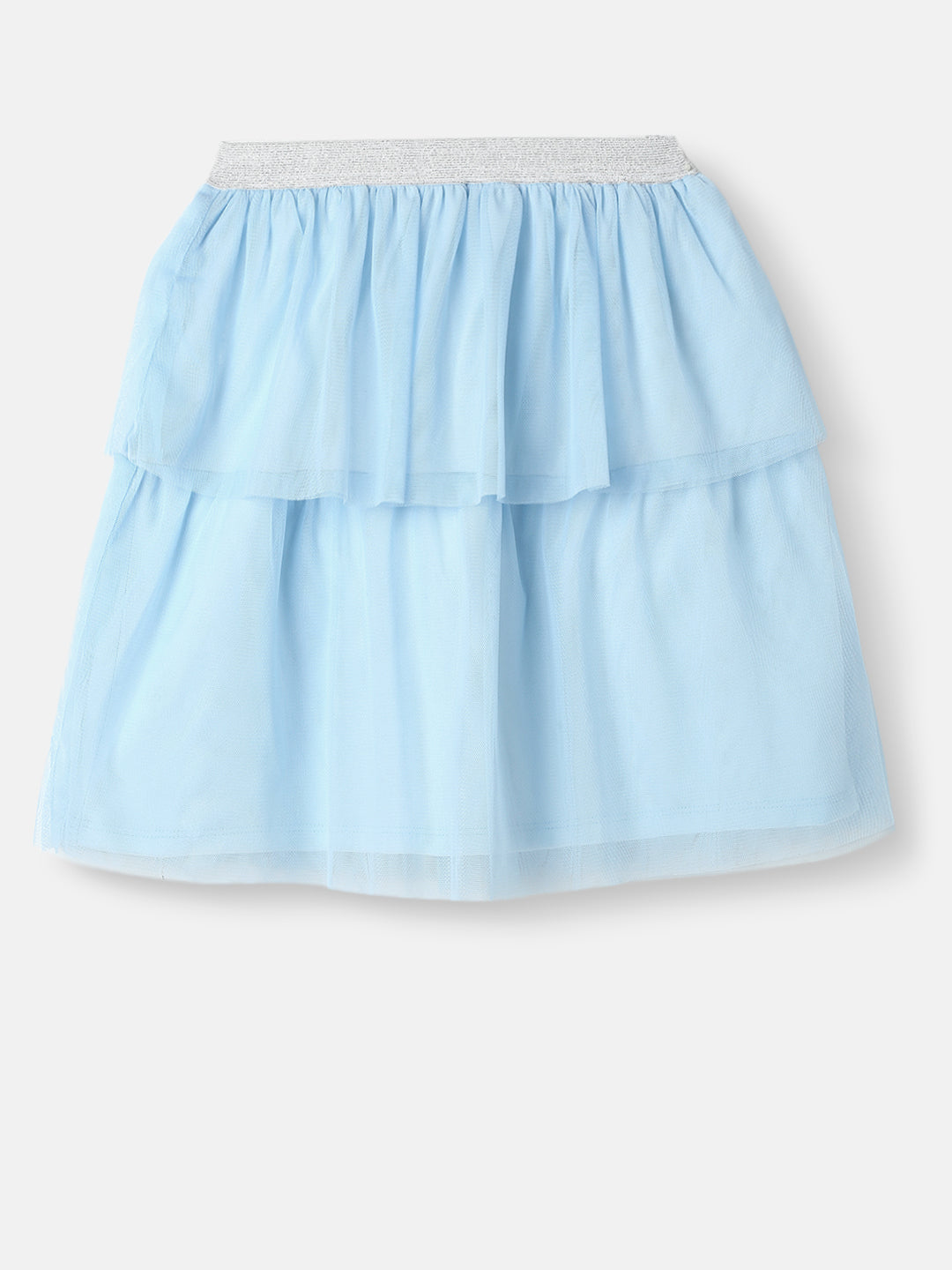 Nautinati's Girls' Party Set of Tiered Tulle Skirt and Top With Hairband
