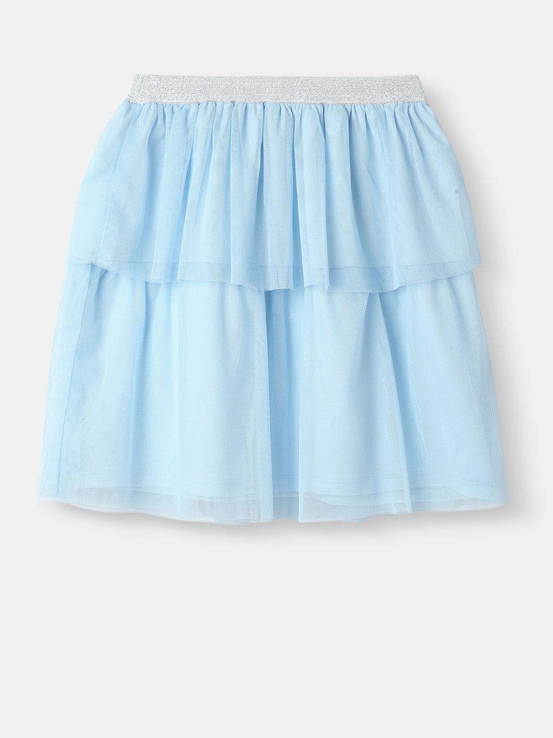 Nautinati's Girls' Party Set of Tiered Tulle Skirt and Top With Hairband