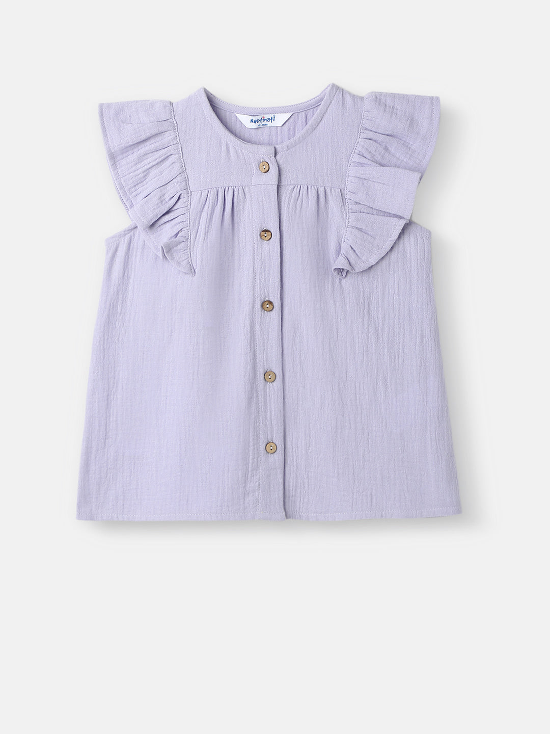Nautinati Girls' Sleeveless Top and Printed Leggings with Hairband