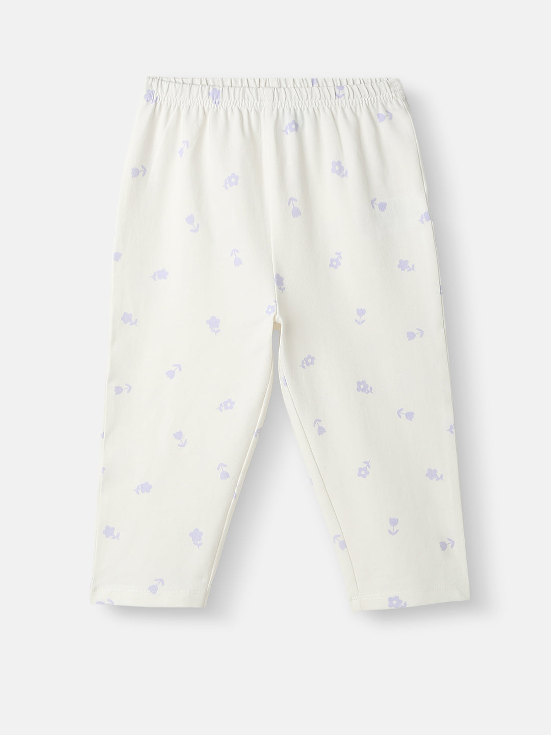 Nautinati Girls' Sleeveless Top and Printed Leggings with Hairband