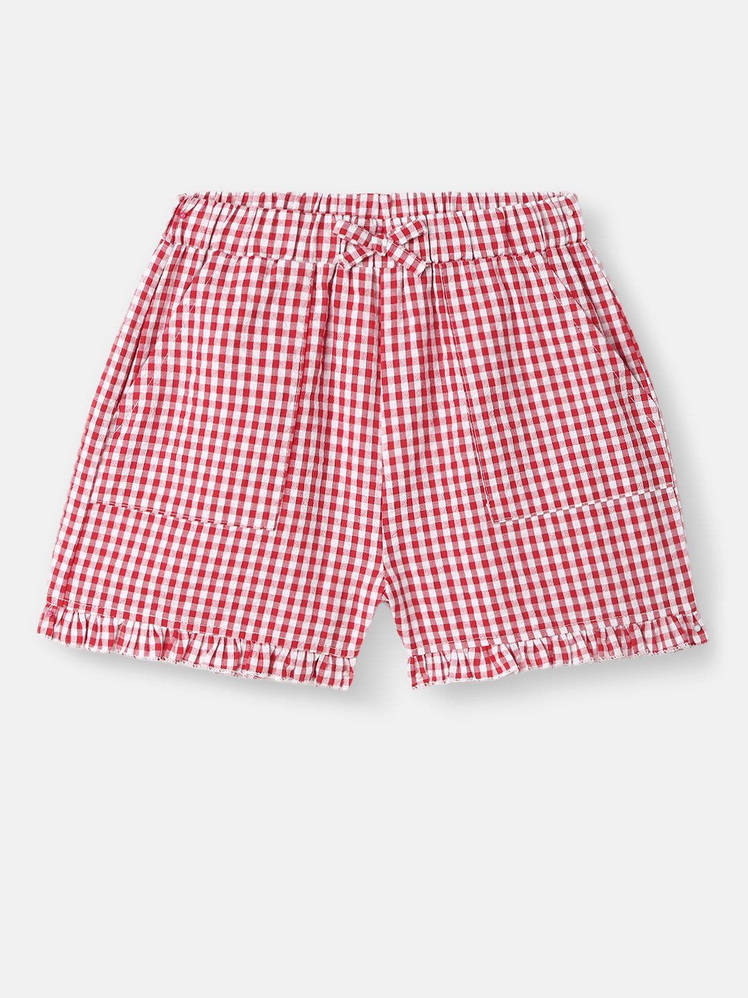 Girls Cotton Top and Shorts Set | Graphic Print Top | Yarn Dyed Shorts| 3- 24 Months