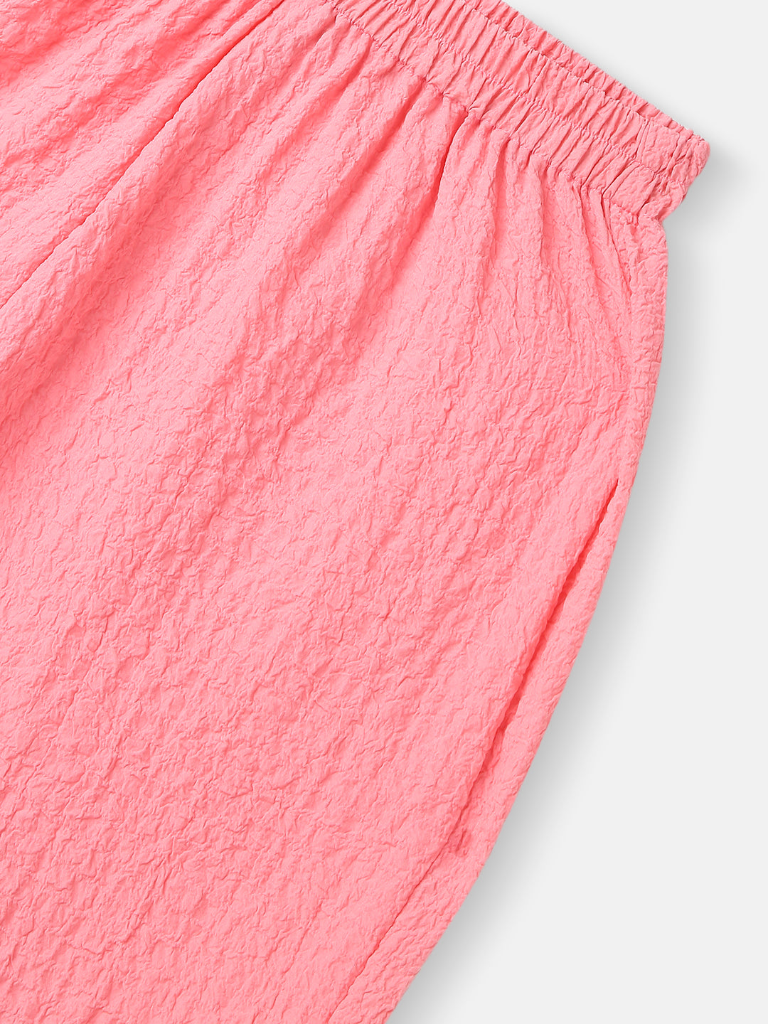 Girls Crepe Assymetric Clothing Set |Frill Top and Pants Set | 2-8 Years