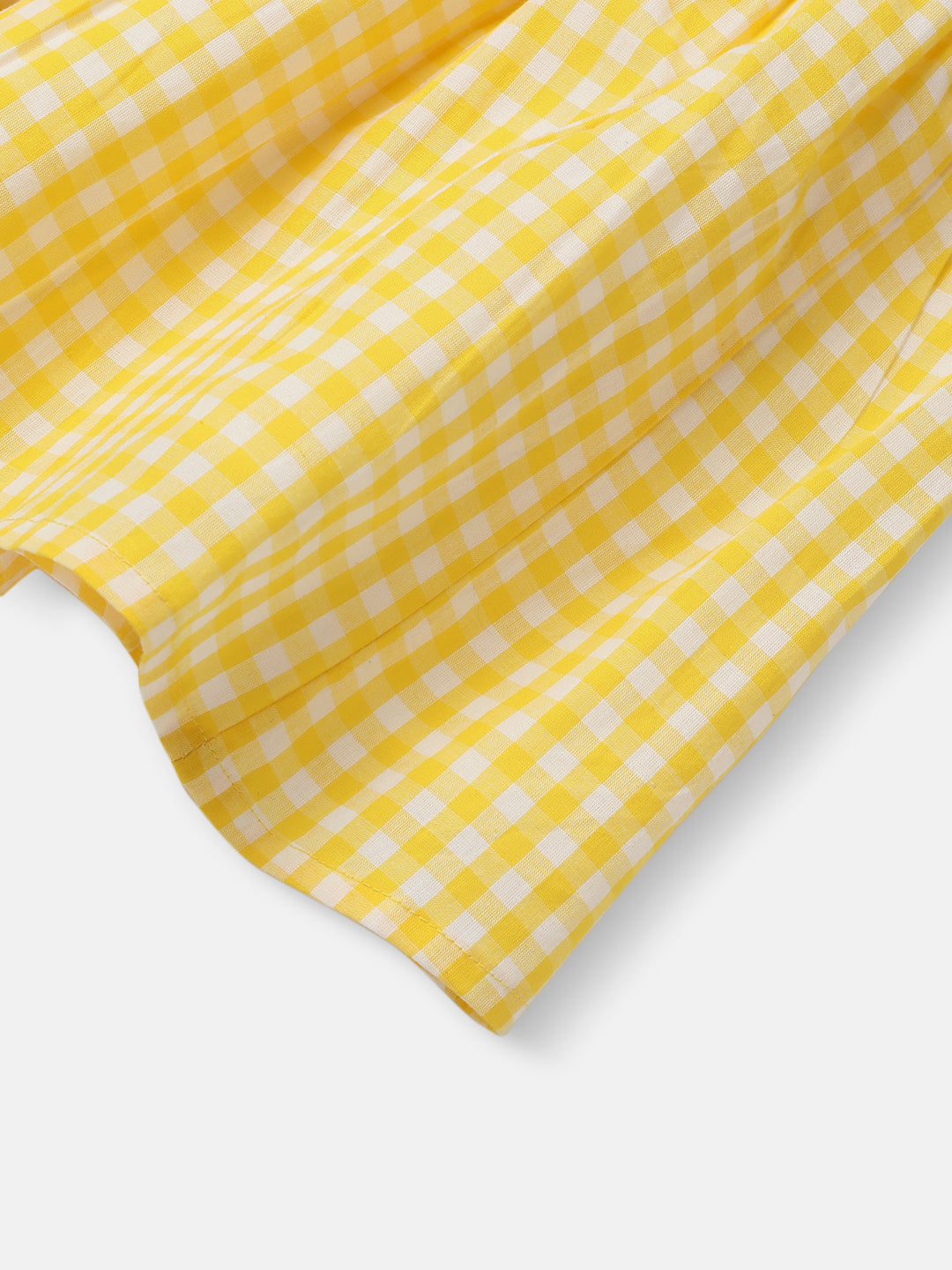 Nautinati Girls Gingham Sleeveless Top|Cotton| Age 2 - 10 Years