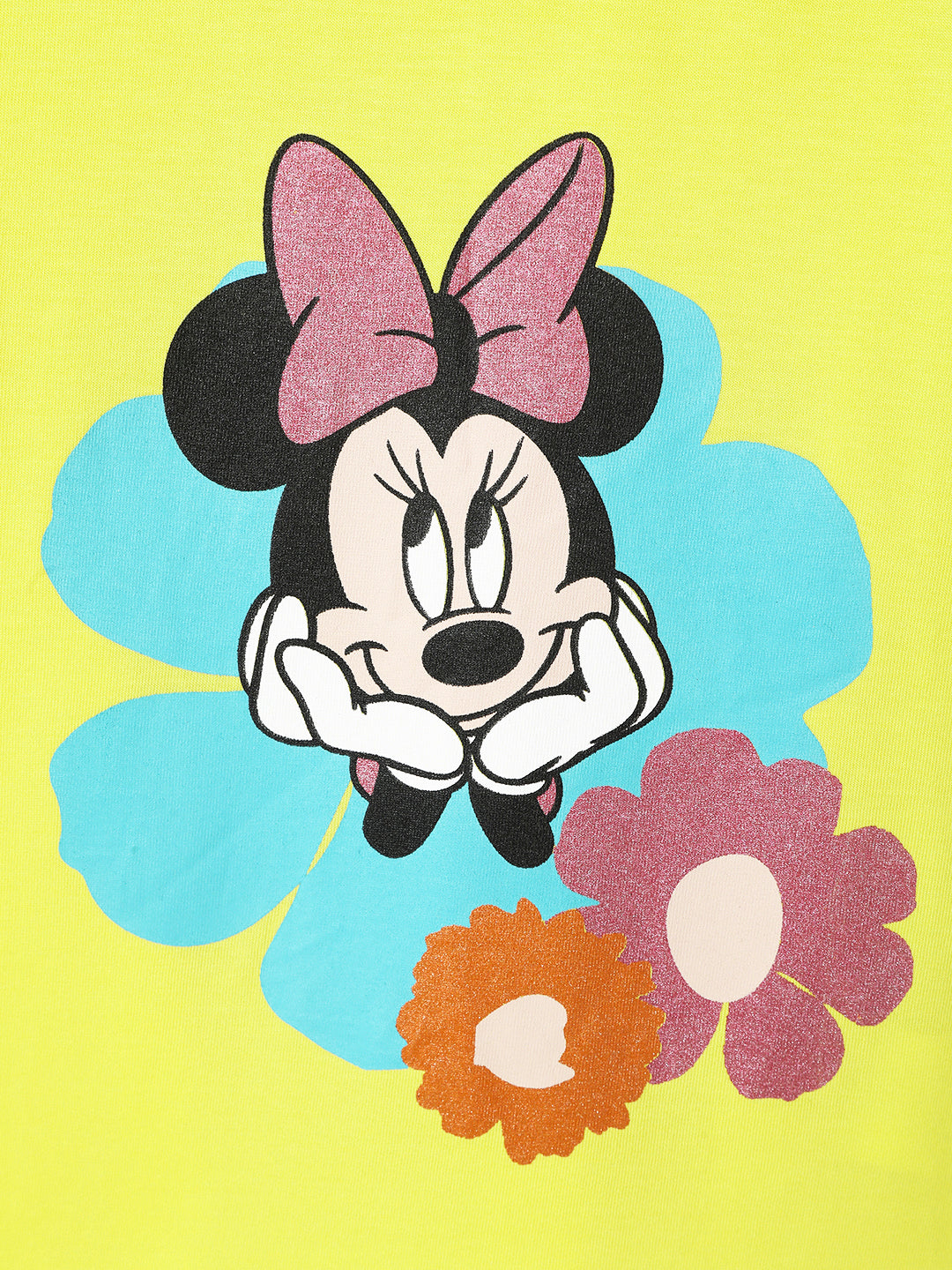 Mickey Mouse Girls Cotton Top | Half Sleeves | Ages 2 - 10 Years