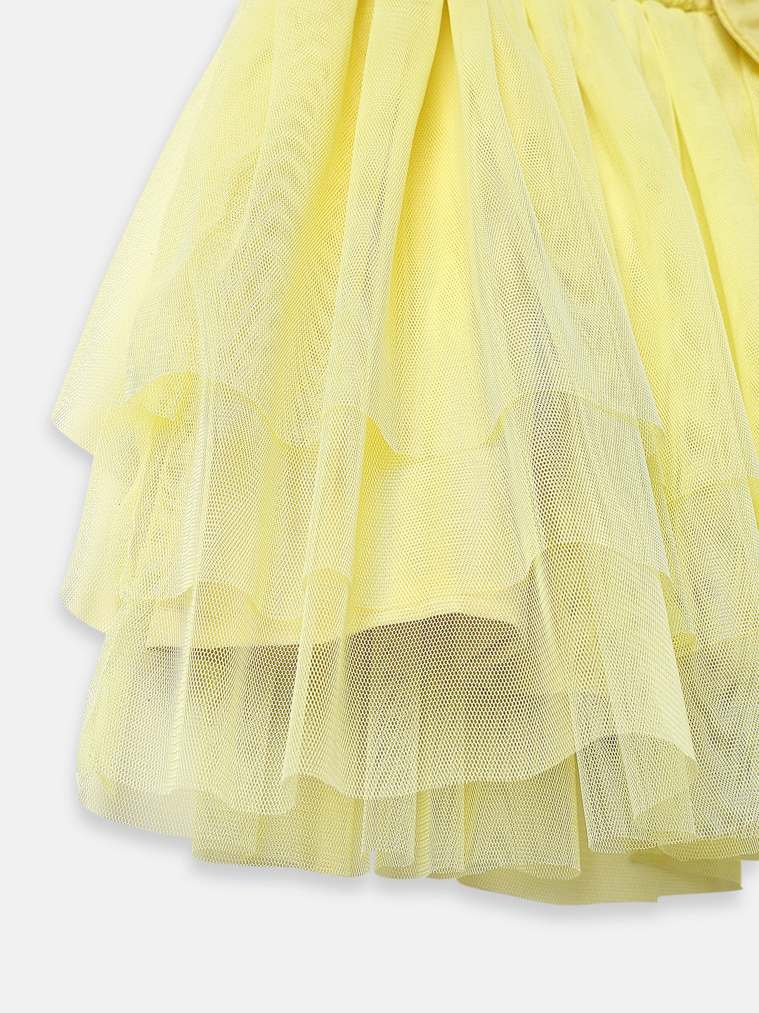 Nautinati Girls Solid Sleeveless Bow Belted Knee Length Dress