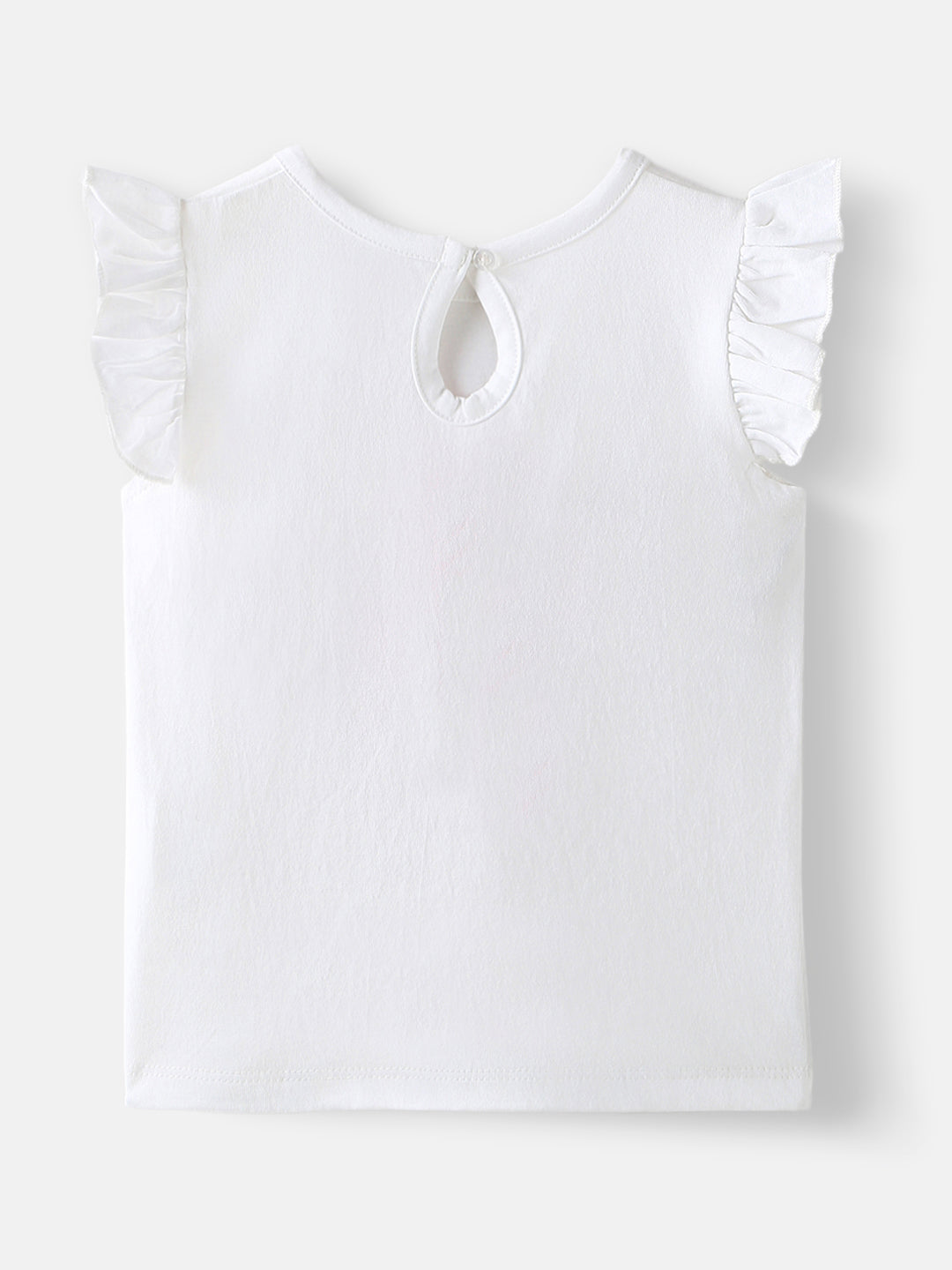 Nautinati Girls' Cotton Printed Top