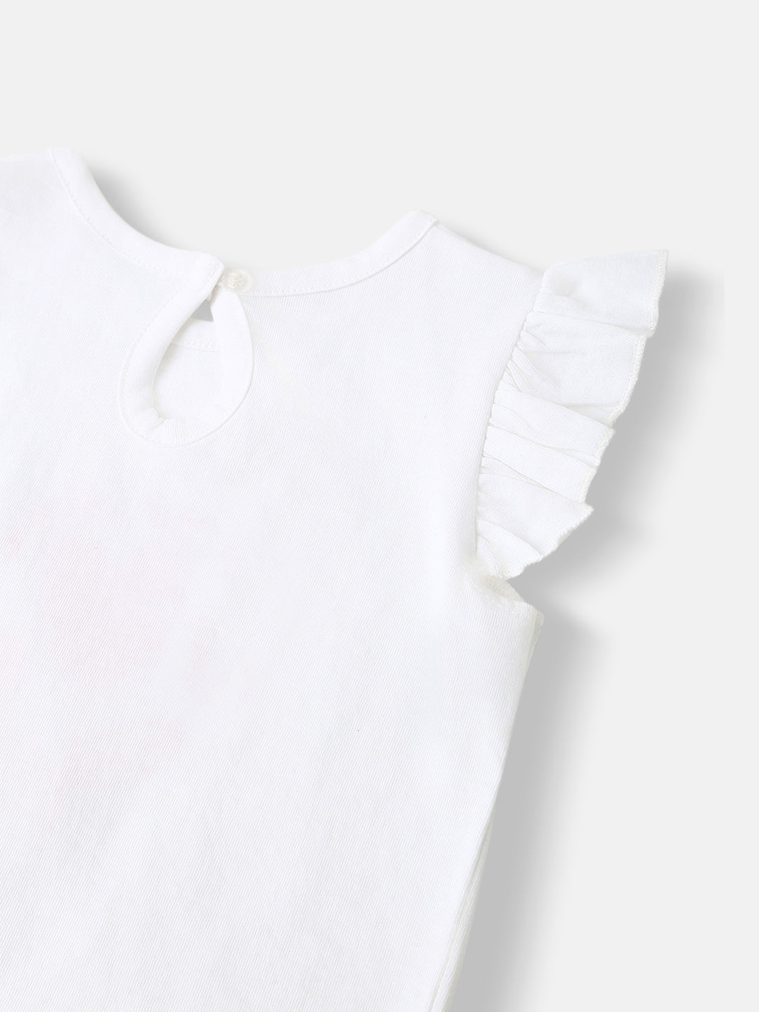 Nautinati Girls' Cotton Printed Top