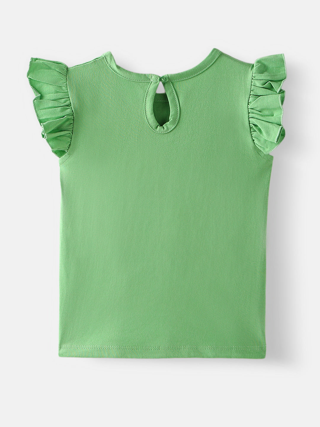 Nautinati Girls' Pack of 2 Single Jersey Cotton Printed Tops