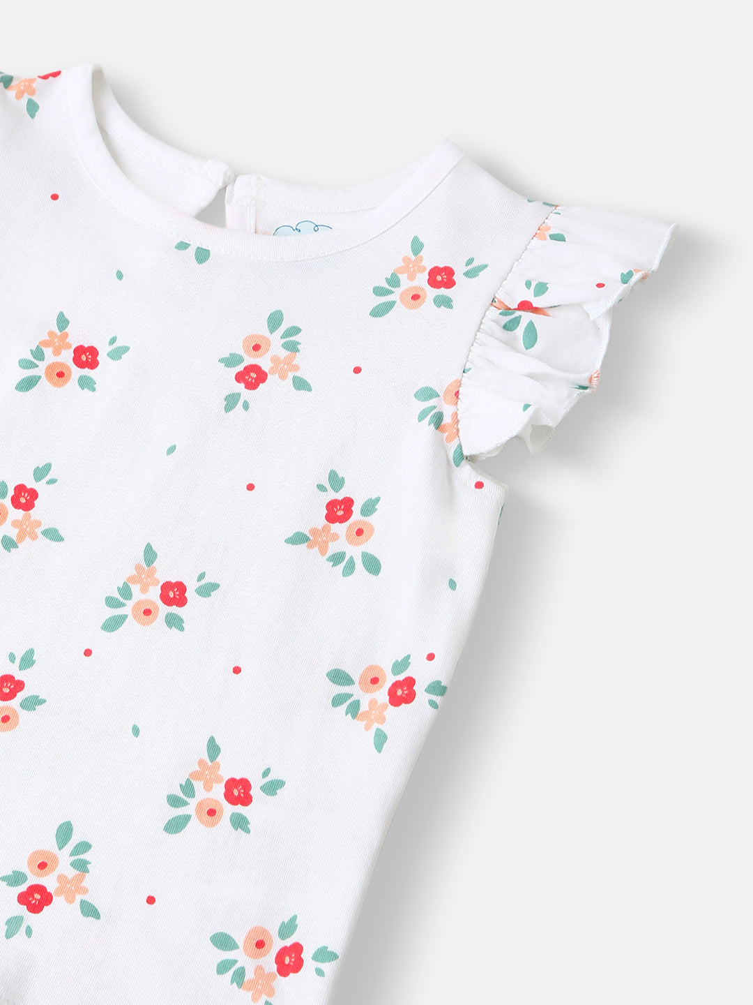 Nautinati Girls' Pack of 2 Single Jersey Cotton Printed Tops