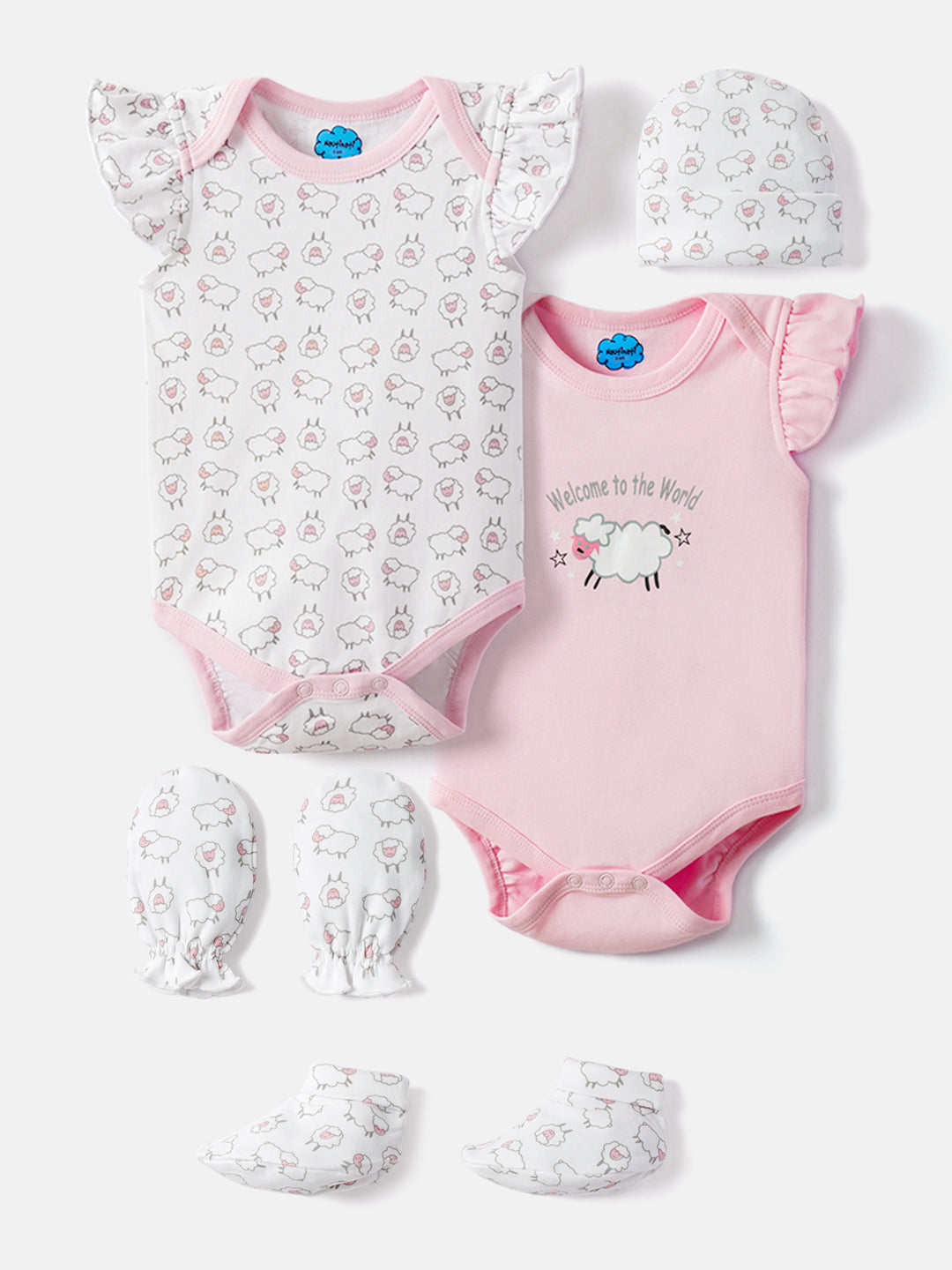Nautinati Newborn Baby Clothing Gift Set of Items, 0-6 months