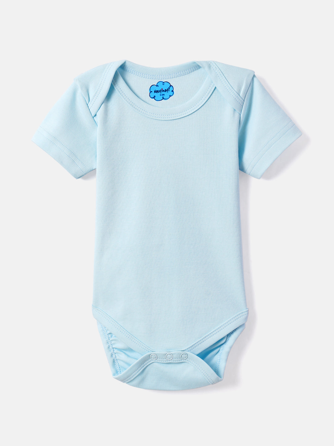 Nautinati Soft Cotton Bodysuits for Infants Newborn Baby Boys & Girls Pack of 2