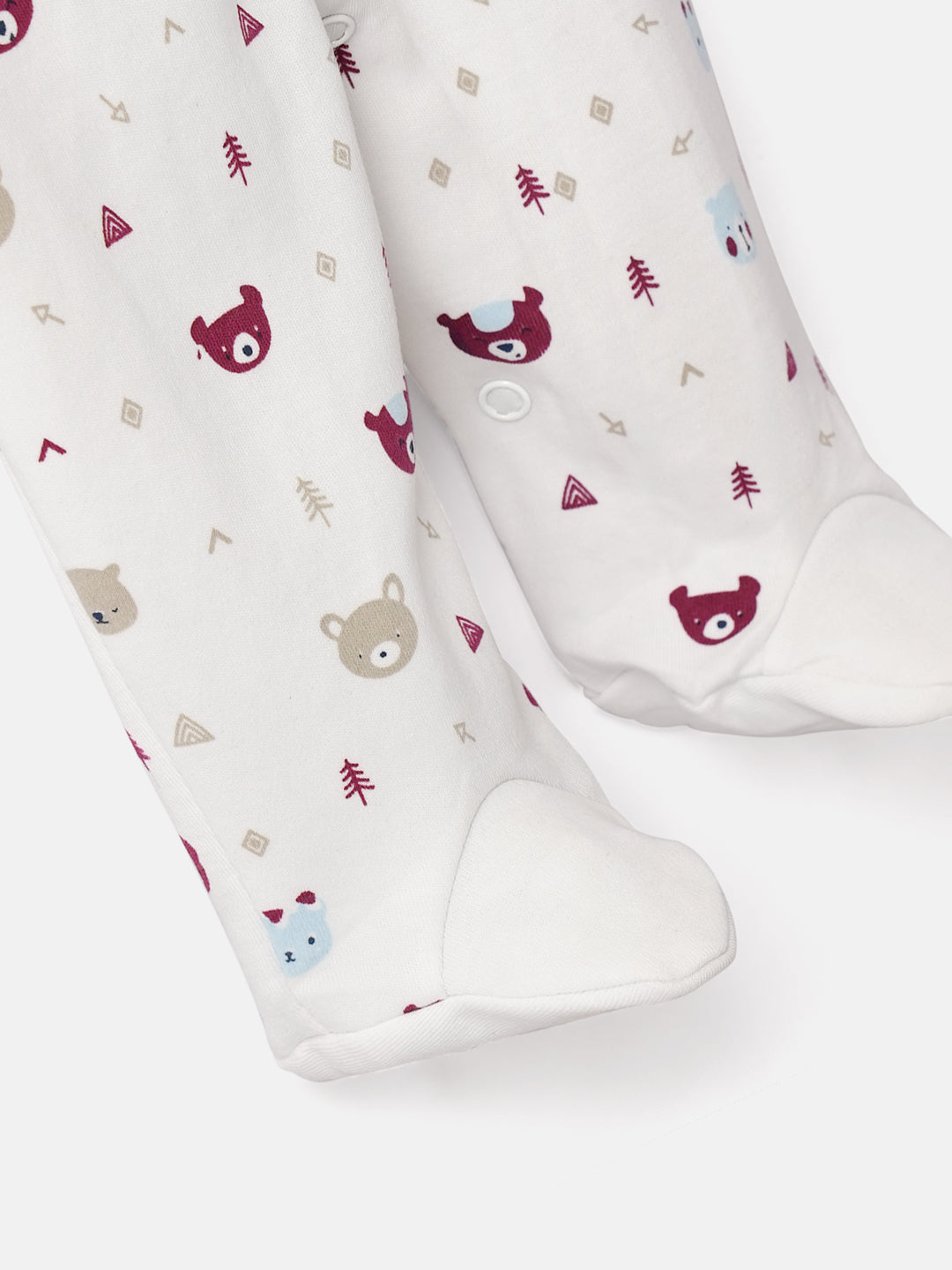 Nautinati Soft Cotton Bodysuits for Infants Newborn Baby Boys & Girls Pack of 2