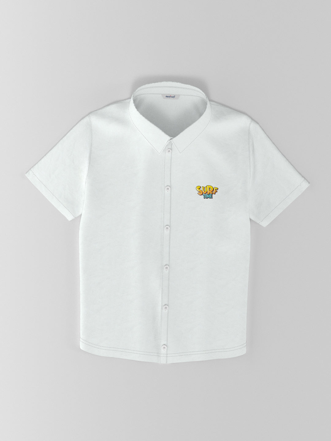 Nautinati Boys' Cotton Graphic Printed Shirt and Cargo Shorts with Patch Pockets