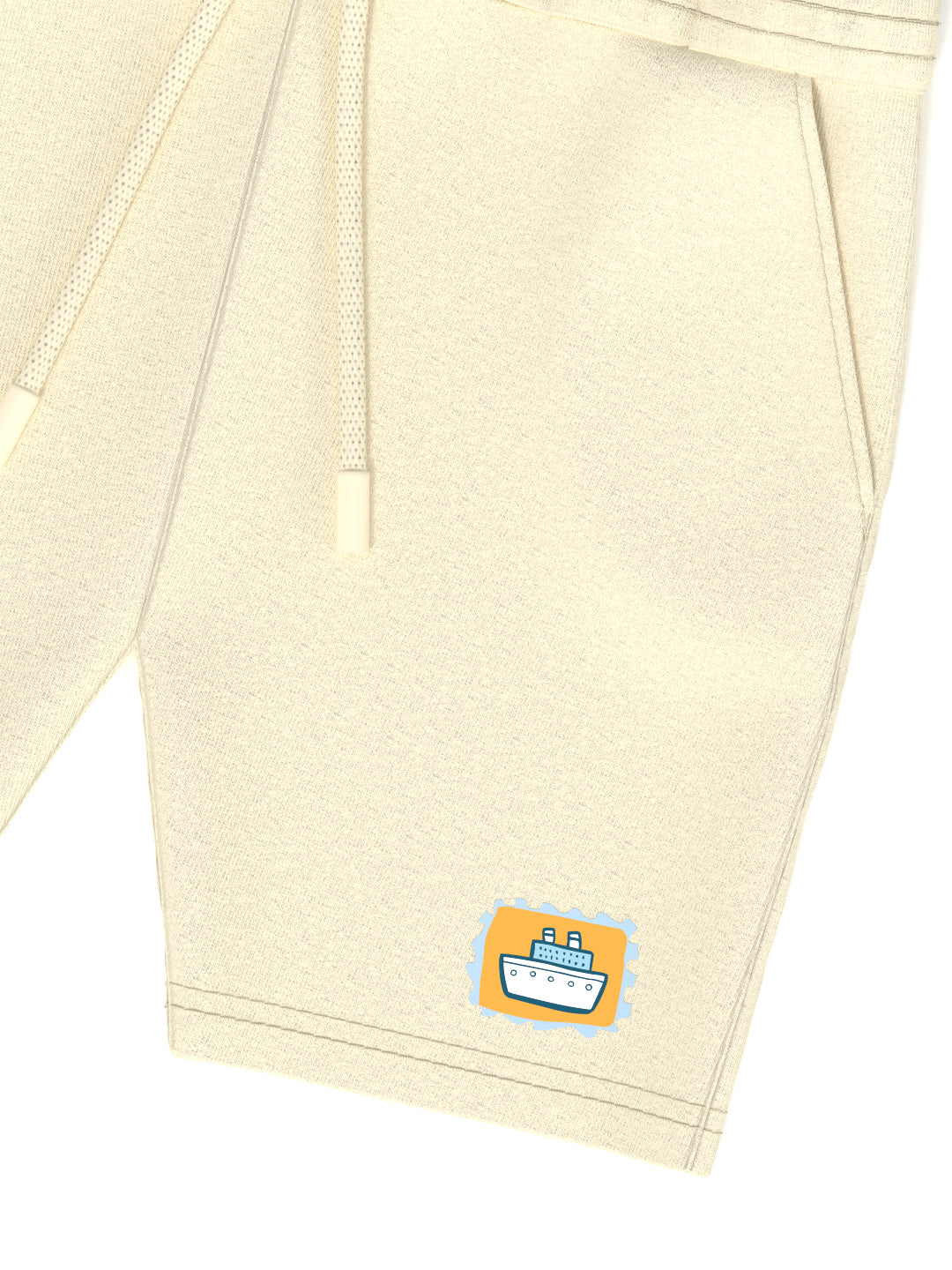 Nautinati Boys' Pack of 2 Cotton Graphic Print and Badged Shorts