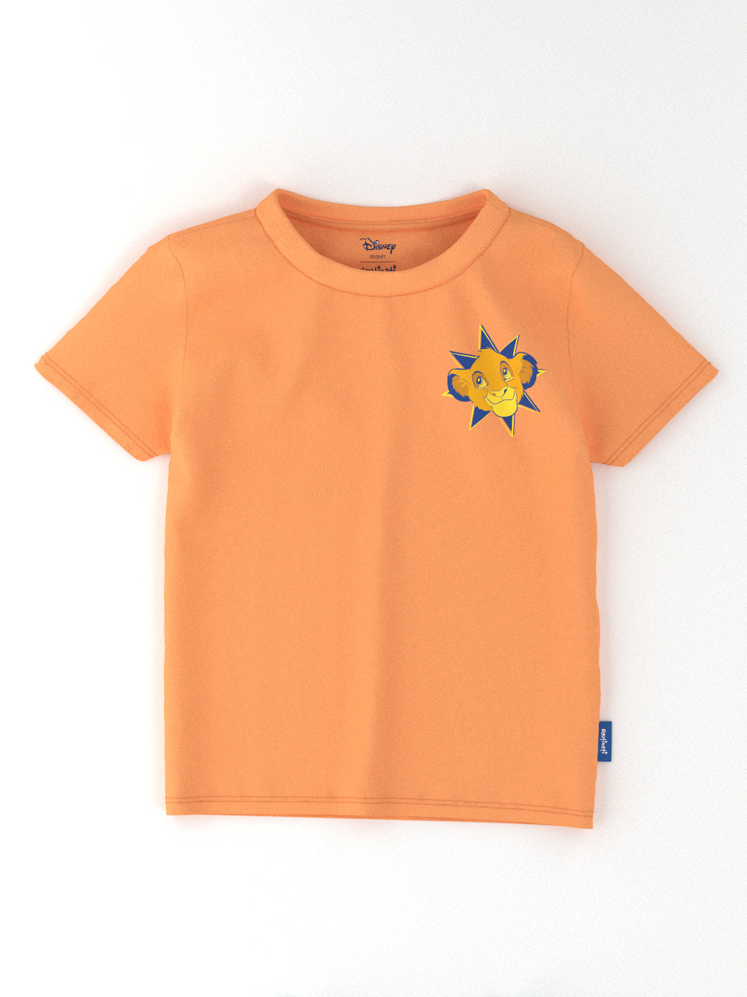 Nautinati Boys' Cotton Lion King Print Pack of 2 T-shirt