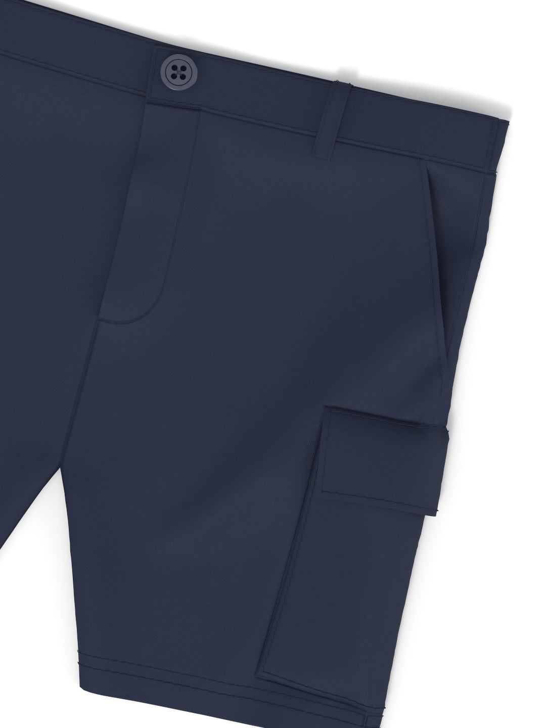 Nautinati Boys' Cotton Graphic Printed Shirt and Cargo Shorts with Patch Pockets