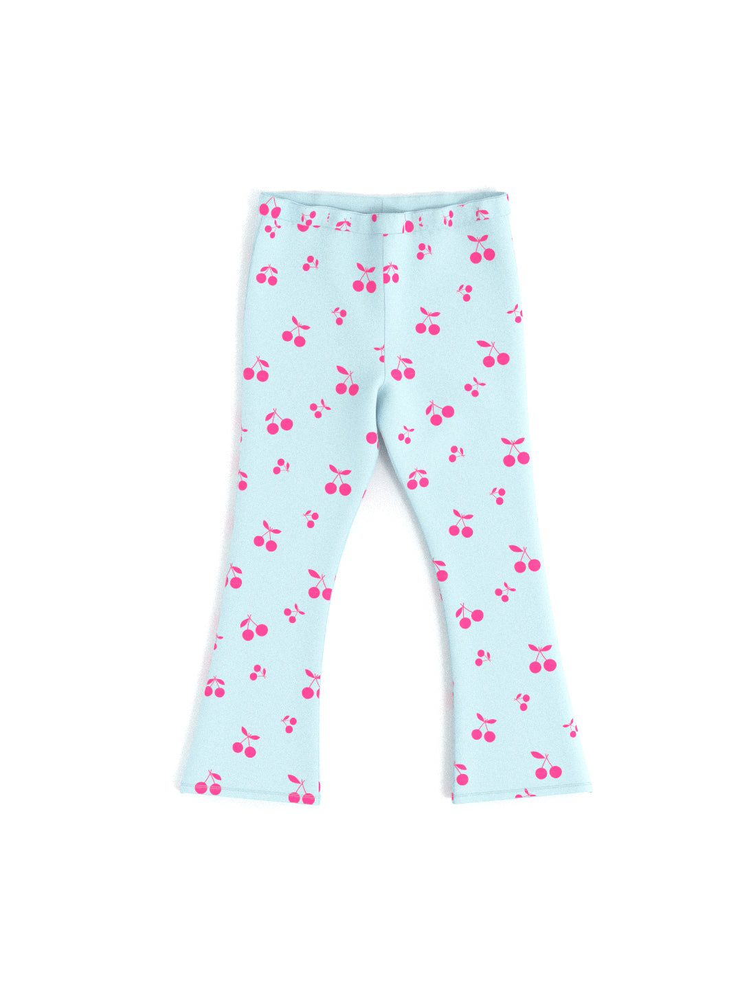 Nautinati's Girls' Cotton All-over Cherry Print Leggings