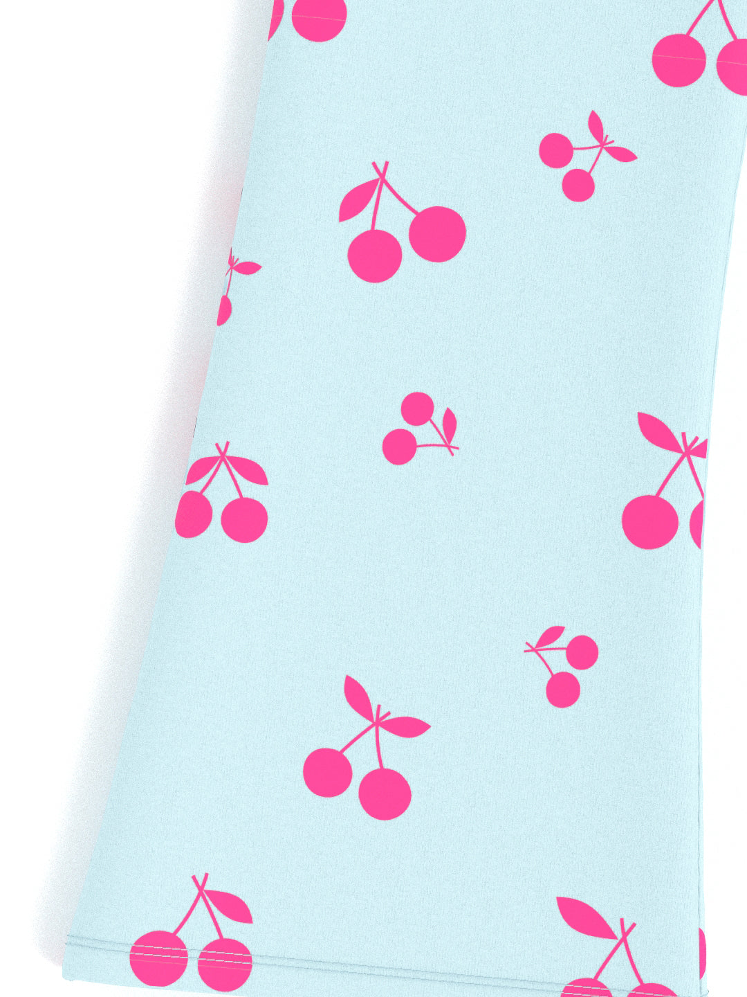Nautinati's Girls' Cotton All-over Cherry Print Leggings