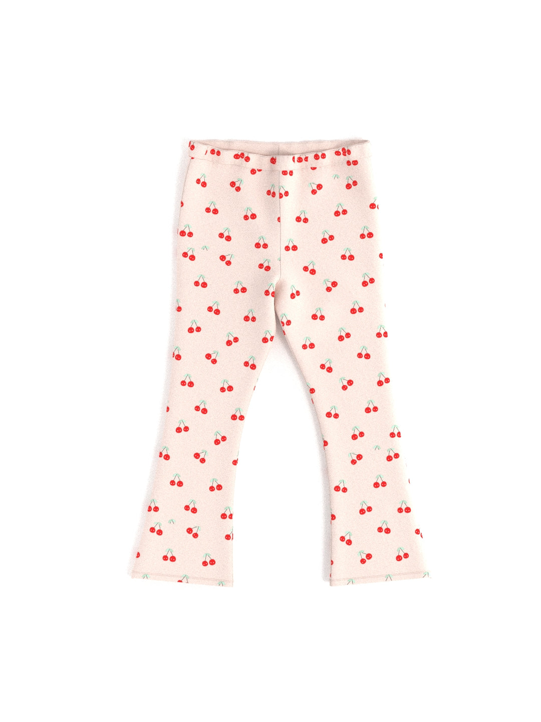 Nautinati's Girls' Cotton All-over Cherry Print Leggings