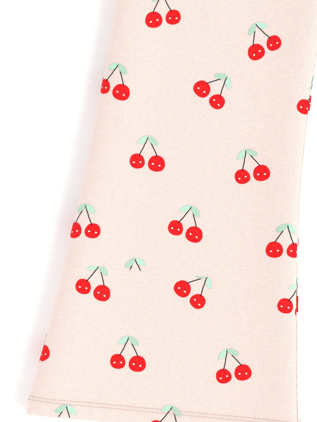 Nautinati's Girls' Cotton All-over Cherry Print Leggings