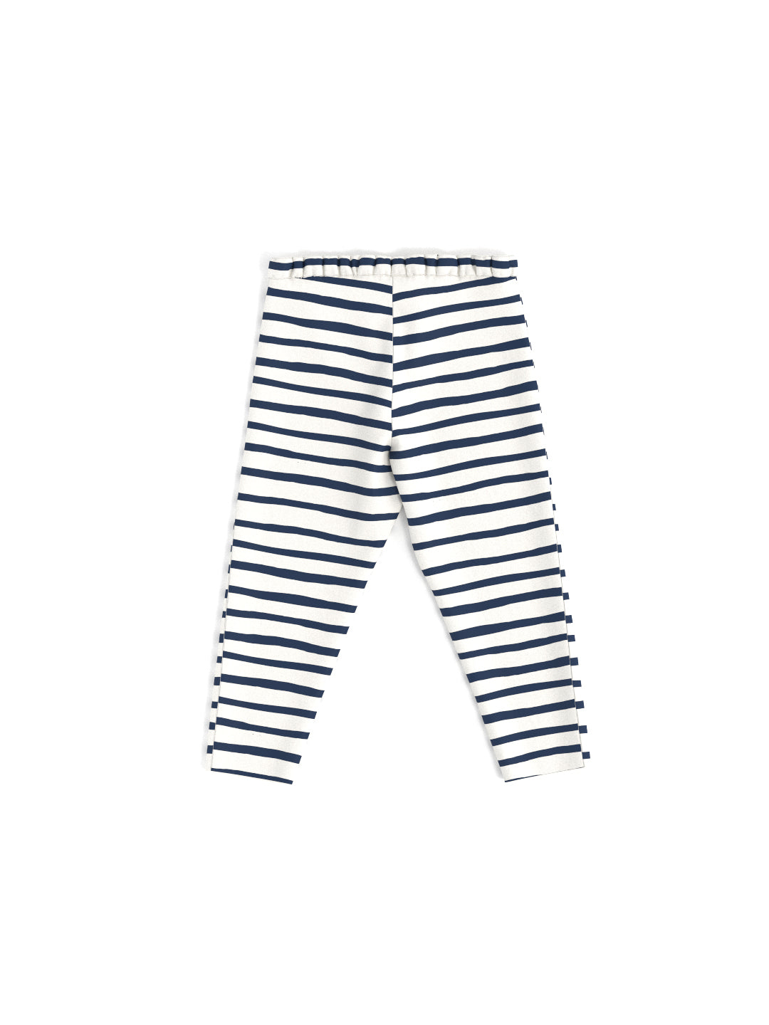 Nautinati's Girls' Cotton Pack of 2 Striped and Graphic Printed Leggings