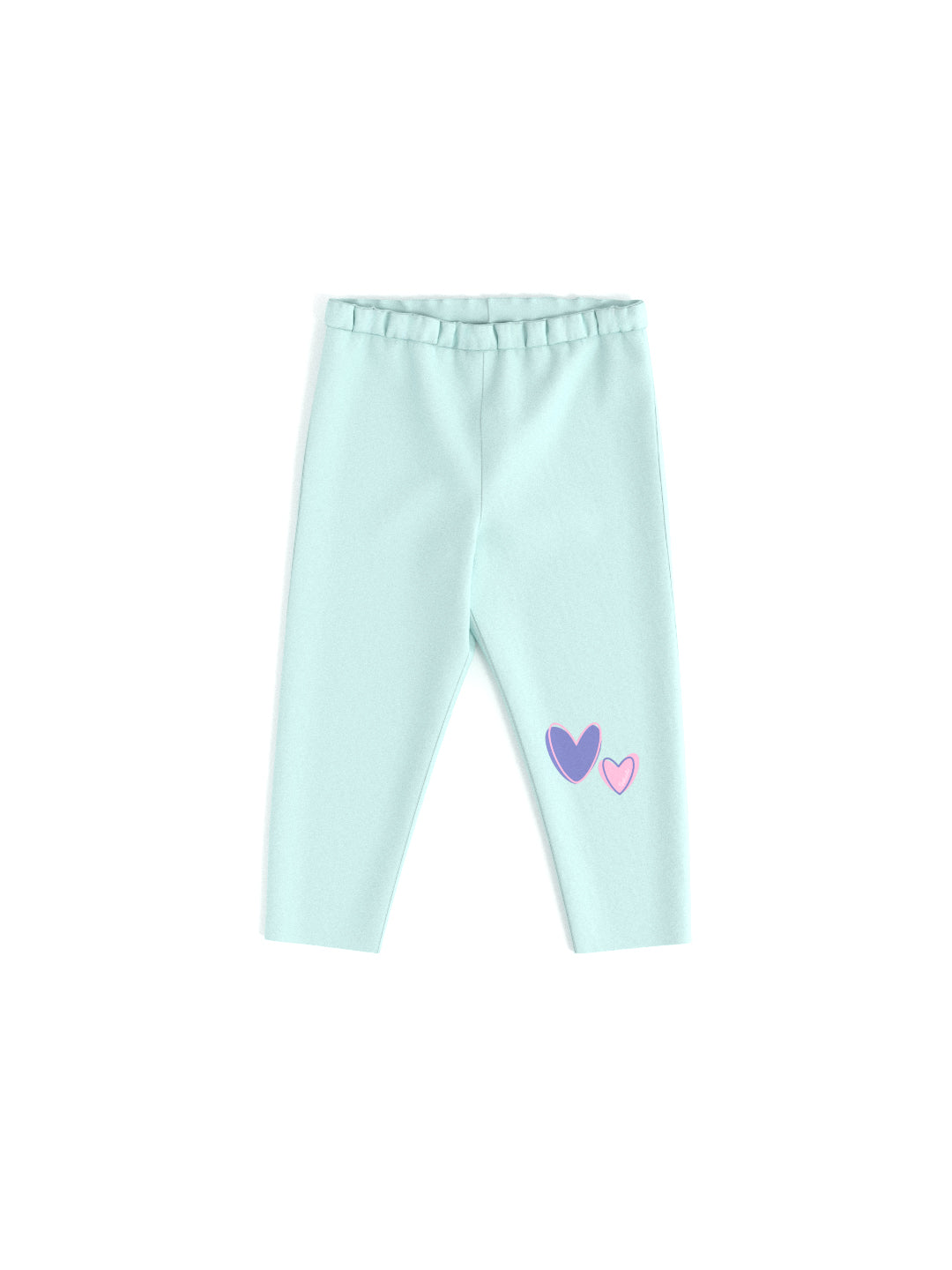 Nautinati's Girls' Cotton Pack of 2 Printed Leggings