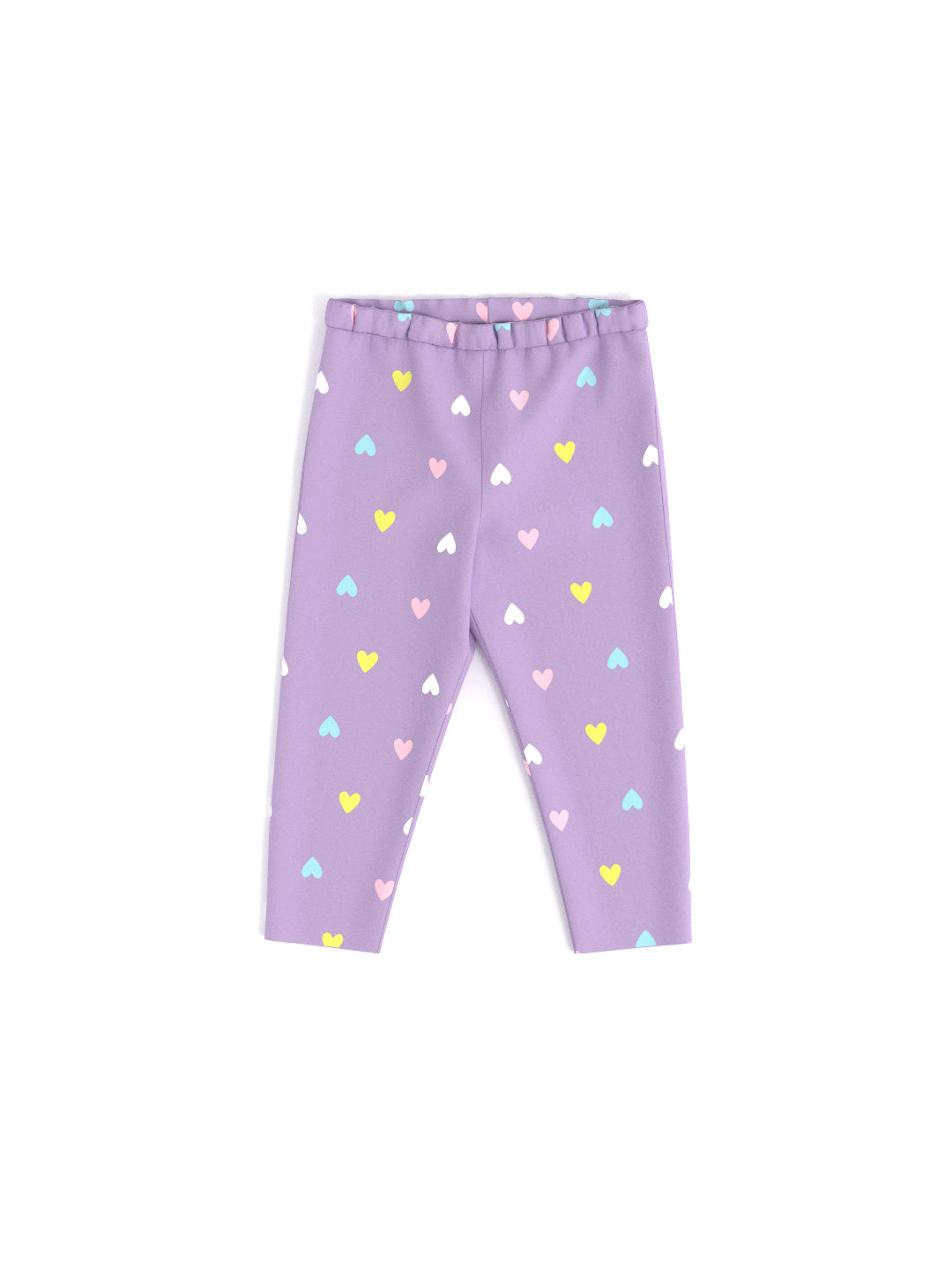 Nautinati's Girls' Cotton Pack of 2 Printed Leggings