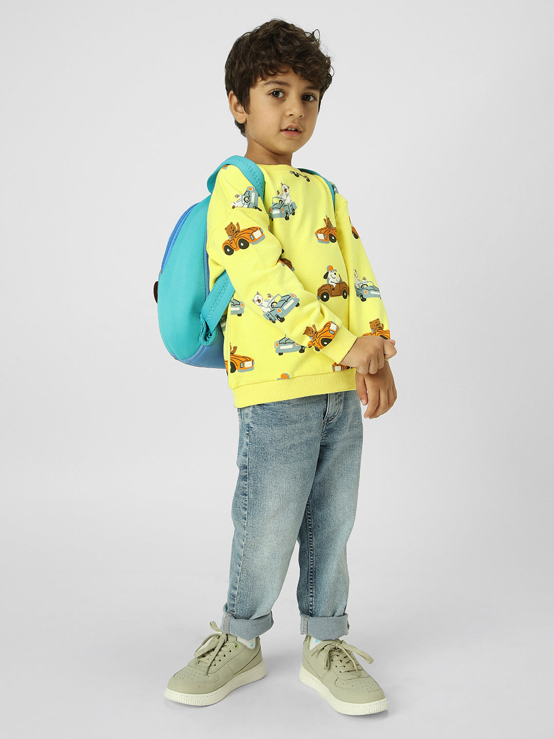 Boys Conversational Printed Sweatshirt