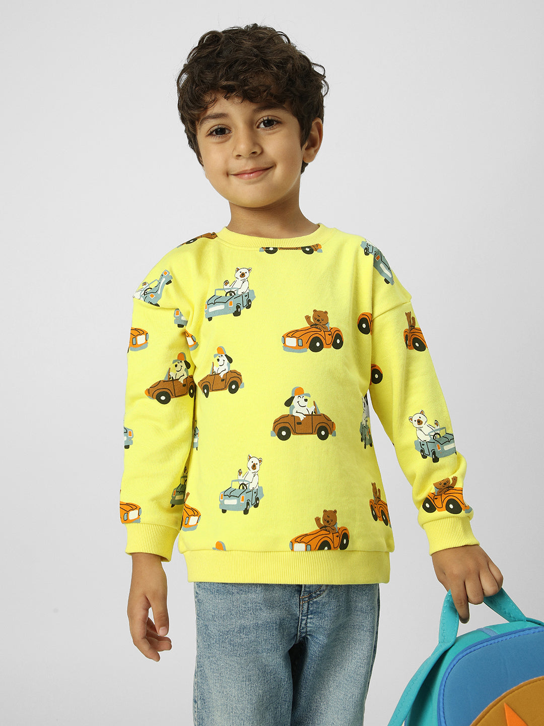 Boys Conversational Printed Sweatshirt