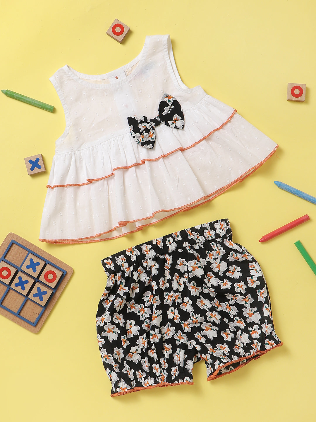 Nautinati Infants Girls Top With Shorts