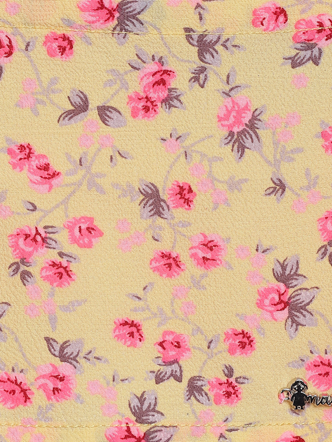 Nautinati Girls Floral Printed Top With Shorts