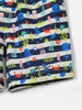 Nautinati Boys Horizontal Striped Mid Rise Shorts