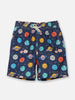 Nautinati Boys Graphic Printed Mid Rise Shorts