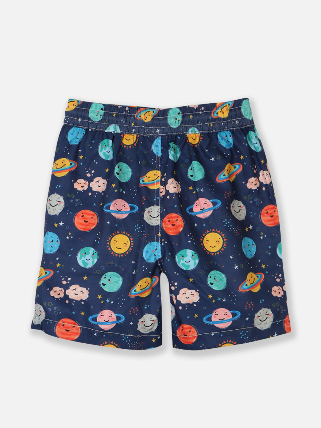 Nautinati Boys Graphic Printed Mid Rise Shorts