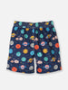 Nautinati Boys Graphic Printed Mid Rise Shorts